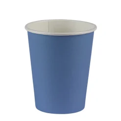 Best Gifi Gobelet jetable en carton bleu x12