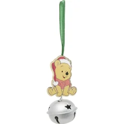 Gifi Grelot Disney Winnie L'ourson à suspendre bois Ø6xH11cm^ Décoration Sapin