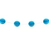Clearance Gifi Guirlande de 15 boules en papier bleues turquoise 5 m