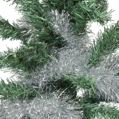 Outlet Gifi Guirlande de Noël à brins scintillants Argenté 4 m