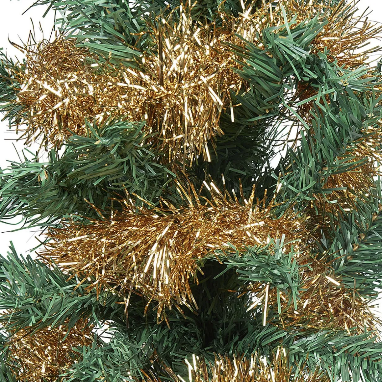 New Gifi Guirlande de Noël à brins scintillants Doré 4 m