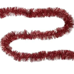 Outlet Gifi Guirlande de Noël à brins scintillants Rouge 4 m