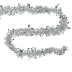 Online Gifi Guirlande de Noël à brins scintillants Gris 3 m