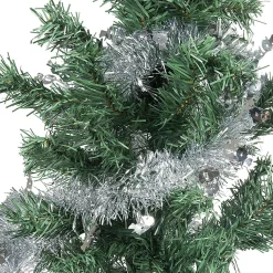 Online Gifi Guirlande de Noël à brins scintillants Gris 3 m