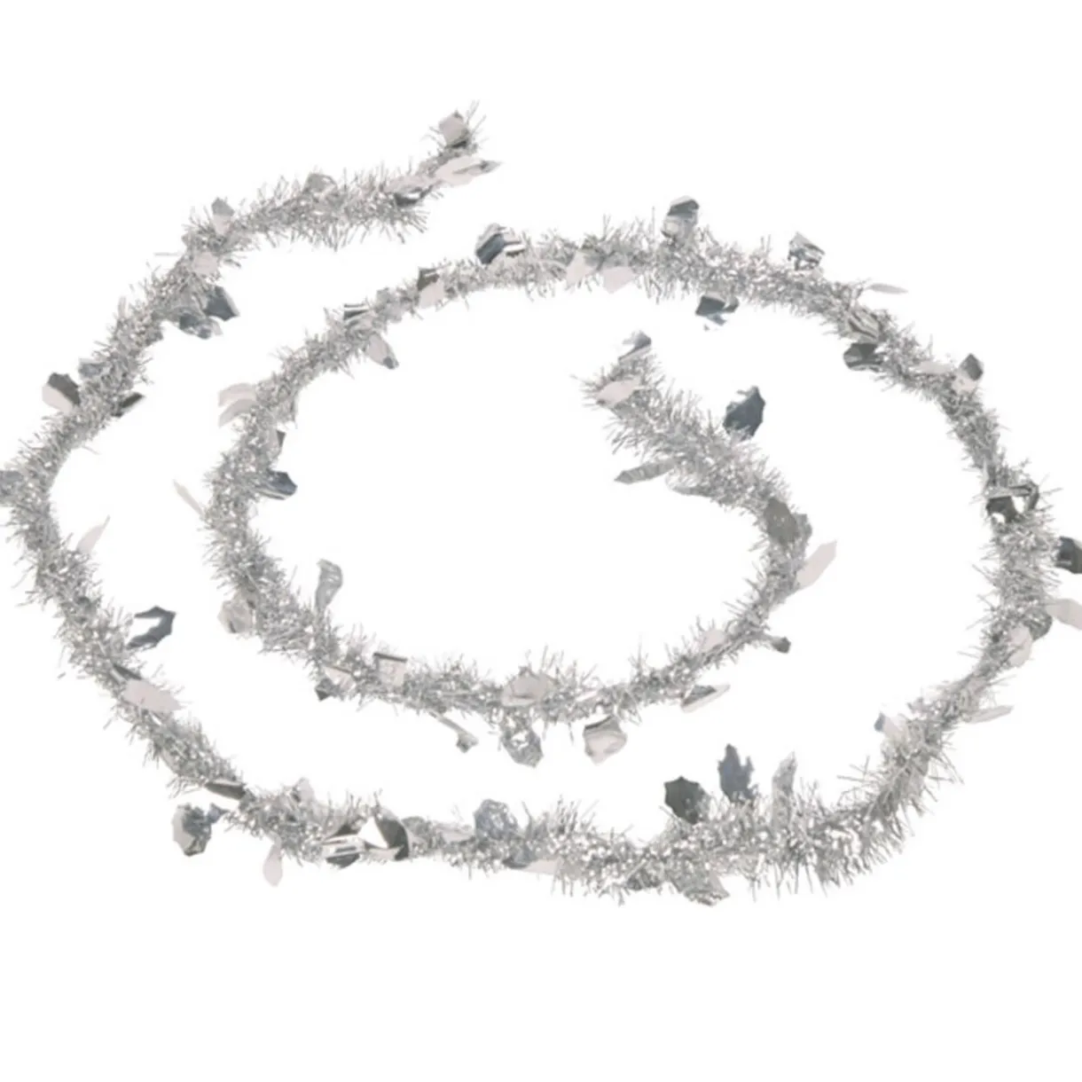 Gifi Guirlande de Noël argentée 2 m^ Décoration Extérieure De Noël