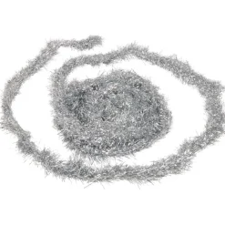 Gifi Guirlande de Noël argentée 6 m^ Décoration Extérieure De Noël