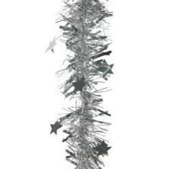 Gifi Guirlande de Noël argentée 2 m^ Décoration Extérieure De Noël