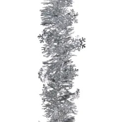 Gifi Guirlande de Noël argentée 2 m^ Décoration Extérieure De Noël
