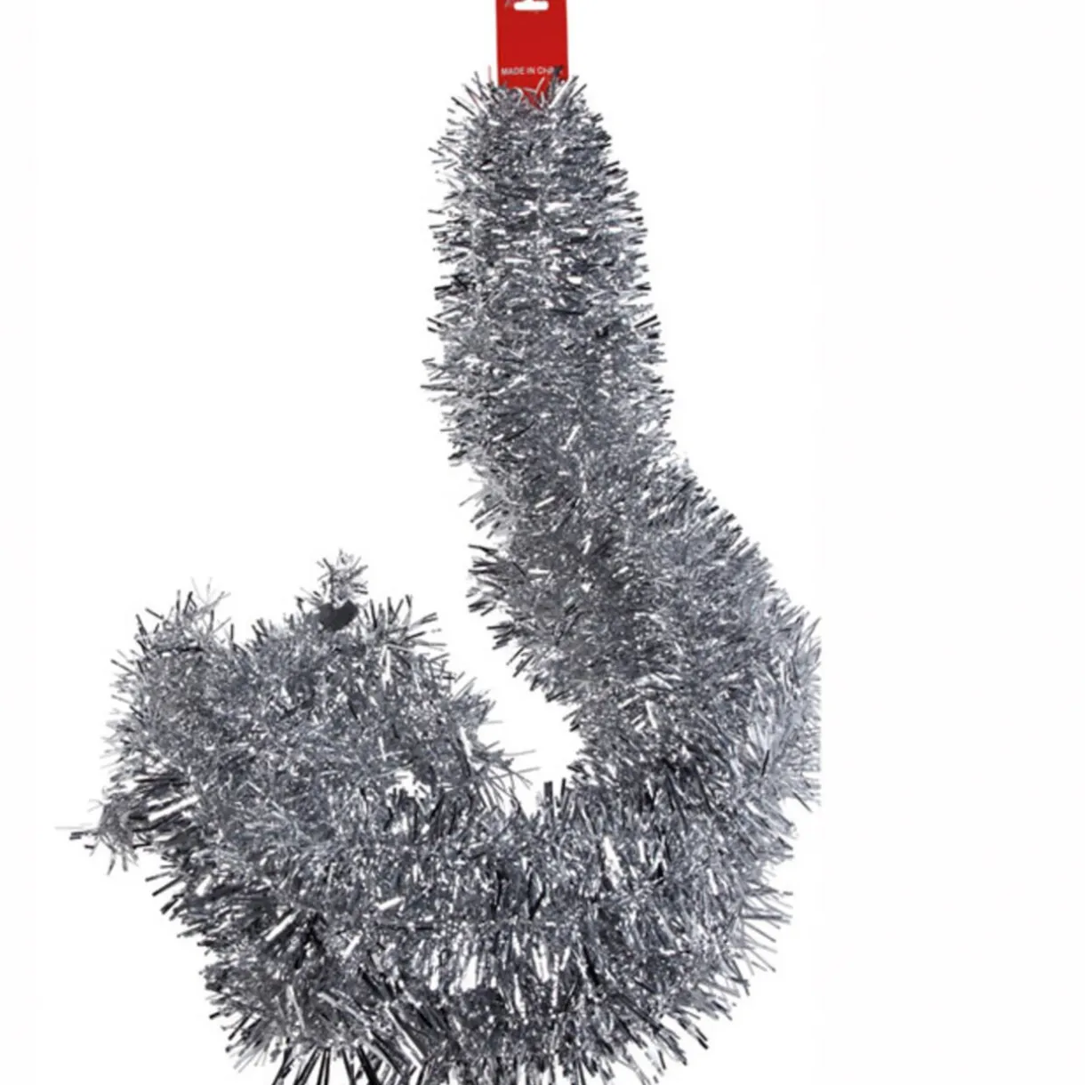 Gifi Guirlande de Noël argentée 1.8 m^ Décoration Extérieure De Noël