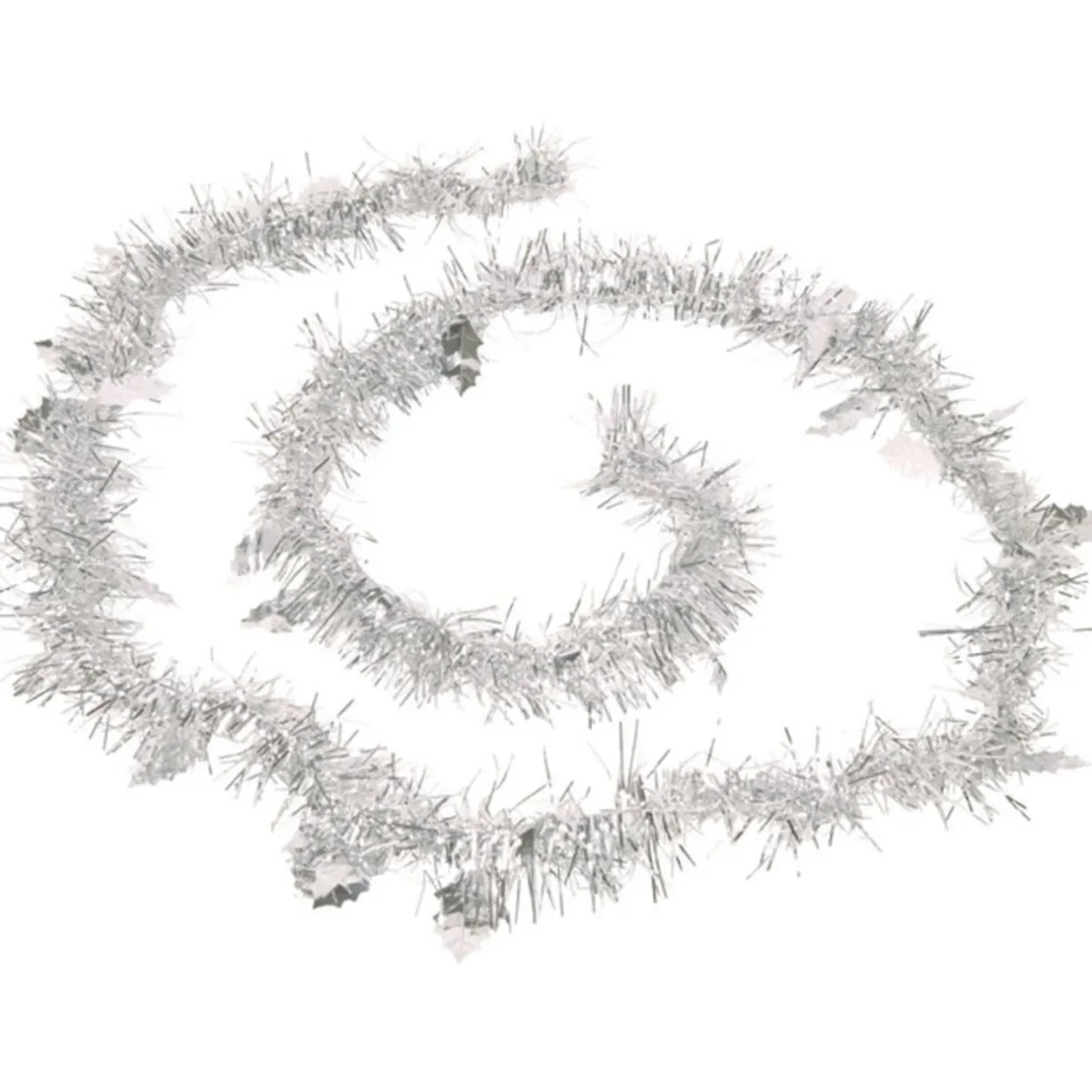 Gifi Guirlande de Noël argentée 2 m^ Décoration Extérieure De Noël