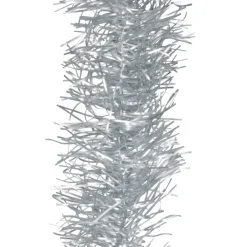 Gifi Guirlande de Noël argentée 2 m^ Décoration Extérieure De Noël