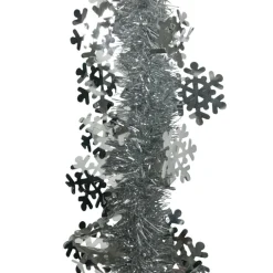 Gifi Guirlande de Noël argentée 2,7 m^ Décoration Extérieure De Noël