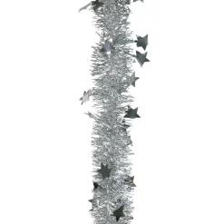 Gifi Guirlande de Noël argentée 2 m^ Décoration Extérieure De Noël