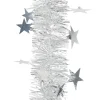 Gifi Guirlande de Noël argentée blanche 4 m^ Décoration Extérieure De Noël