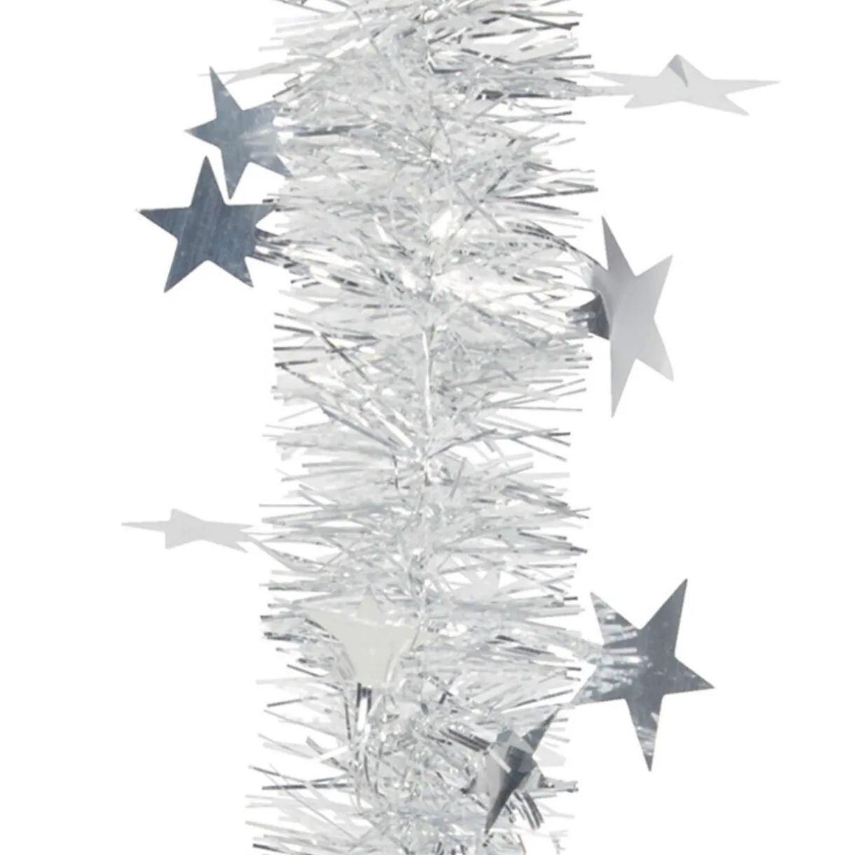 Gifi Guirlande de Noël argentée blanche 4 m^ Décoration Extérieure De Noël
