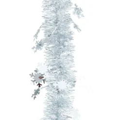 Gifi Guirlande de Noël argentée 2 m^ Décoration Extérieure De Noël