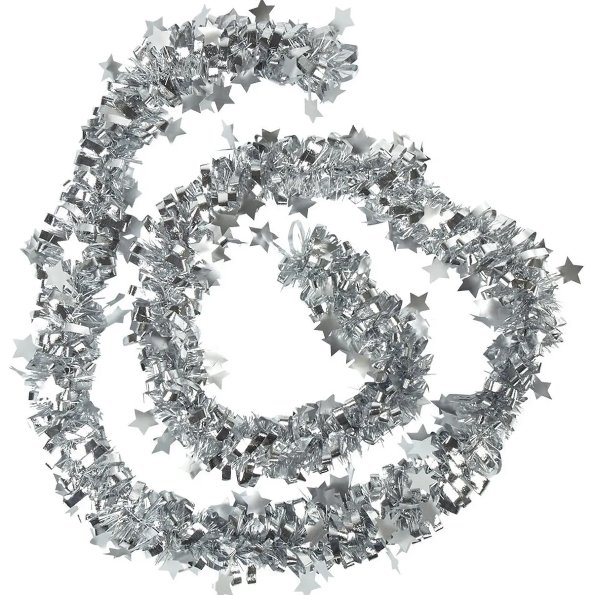 Gifi Guirlande de Noël argentée 2 m^ Décoration Extérieure De Noël