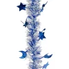 Gifi Guirlande de Noël bleue blanche 2 m^ Décoration Extérieure De Noël