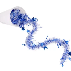 Gifi Guirlande de Noël bleue blanche 2 m^ Décoration Extérieure De Noël