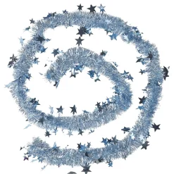 Gifi Guirlande de Noël bleue clair argenté 2 m^ Décoration Extérieure De Noël