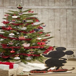 Gifi Guirlande de Noël Disney Mickey scintillante rouge et noir 3m^ Décoration Sapin
