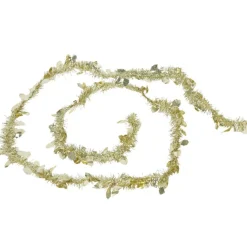 Gifi Guirlande de Noël dorée 2 m^ Décoration Extérieure De Noël