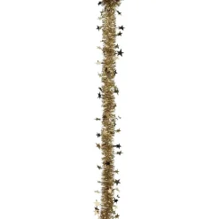 Gifi Guirlande de Noël dorée 2 m^ Décoration Extérieure De Noël