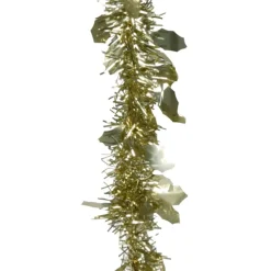 Gifi Guirlande de Noël dorée argentée 2 m^ Décoration Extérieure De Noël