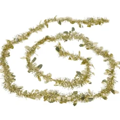 Gifi Guirlande de Noël dorée argentée 2 m^ Décoration Extérieure De Noël