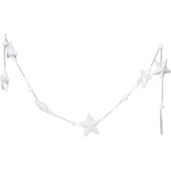 Gifi Guirlande de Noël forme en polystyrène blanc 1,8 m^ Décoration Sapin