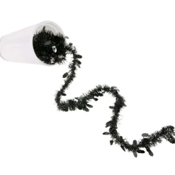 Gifi Guirlande de Noël noire 2 m^ Décoration Extérieure De Noël