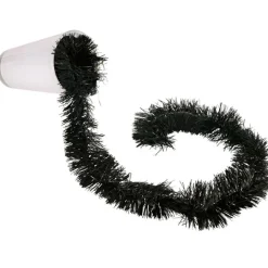 Gifi Guirlande de Noël noire 2 m^ Décoration Extérieure De Noël