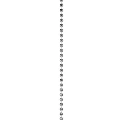 Gifi Guirlande de Noël perle argent 2,70 m^ Décoration Sapin