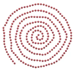Gifi Guirlande de Noël perle rouge 2,7 m^ Décoration Sapin