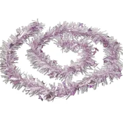 Gifi Guirlande de Noël rose 2 m^ Décoration Extérieure De Noël