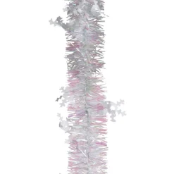 Gifi Guirlande de Noël rose argentée 2 m^ Décoration Extérieure De Noël