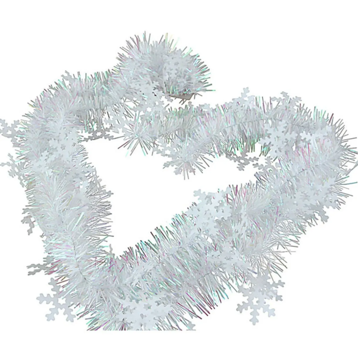 Gifi Guirlande de Noël rose argentée 2 m^ Décoration Extérieure De Noël