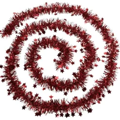 Gifi Guirlande de Noël rouge 4 m^ Décoration Extérieure De Noël