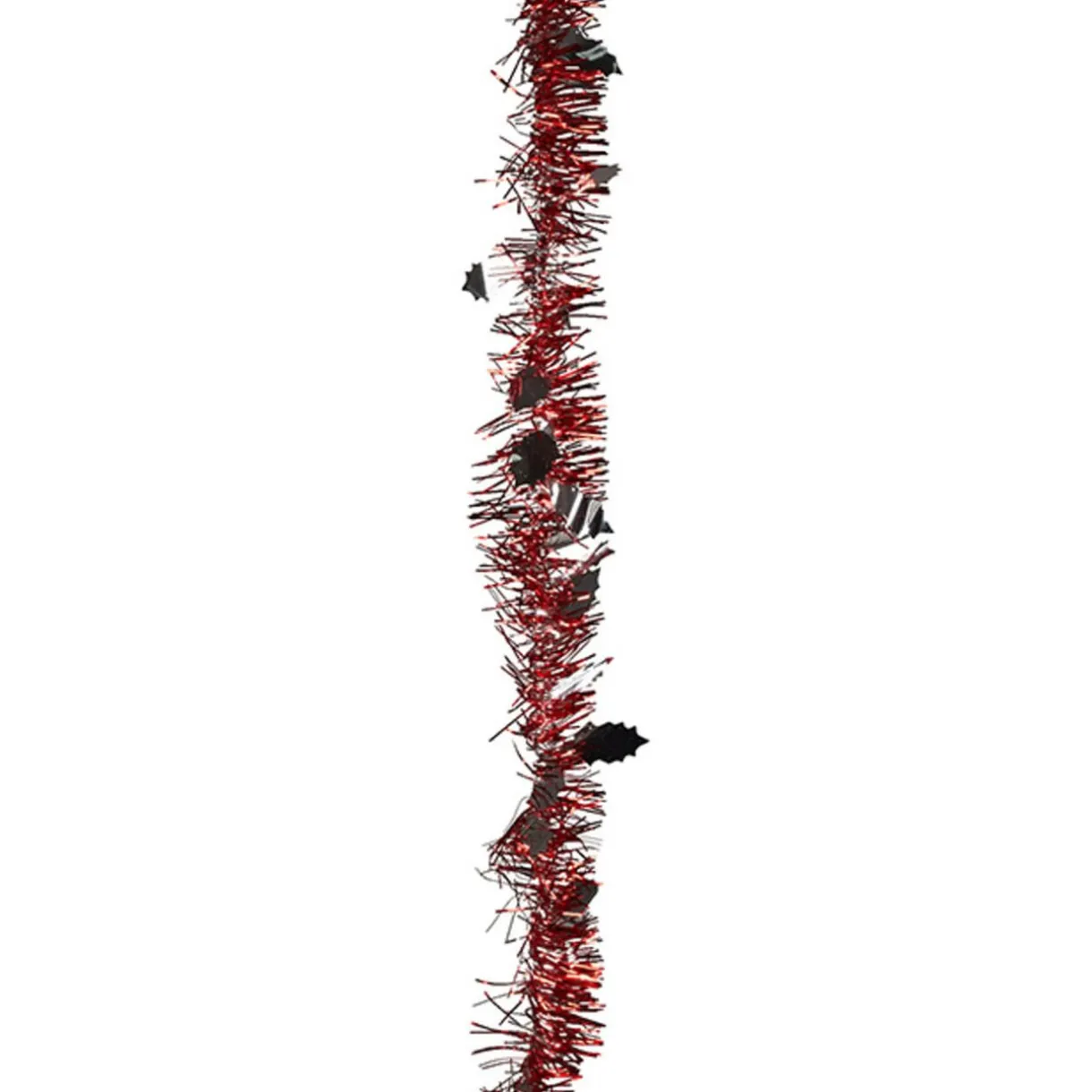 Gifi Guirlande de Noël rouge argentée 2 m^ Décoration Extérieure De Noël