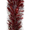 Gifi Guirlande de Noël rouge blanche 2,7 m^ Décoration Extérieure De Noël