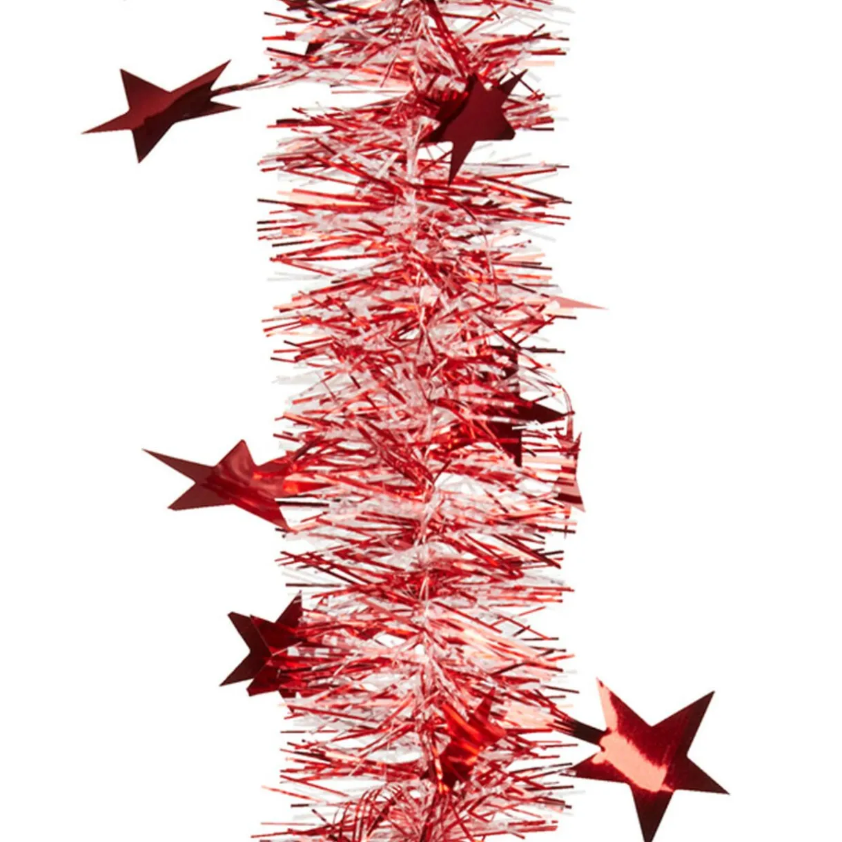Gifi Guirlande de Noël rouge blanche 2 m^ Décoration Extérieure De Noël