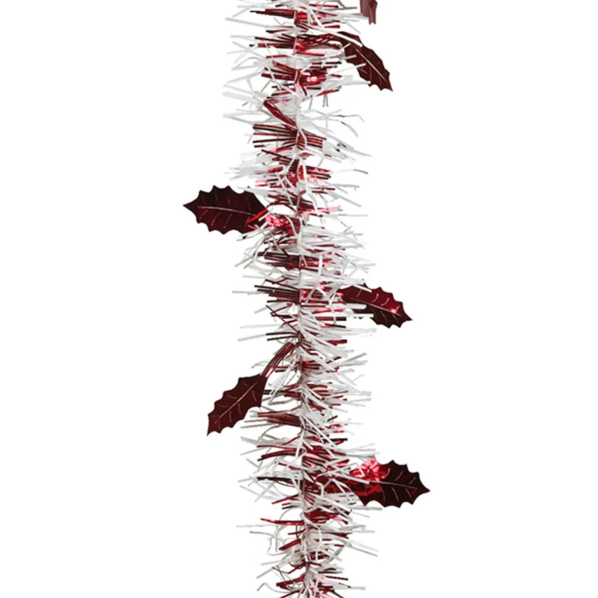 Gifi Guirlande de Noël rouge blanche 2 m^ Décoration Extérieure De Noël