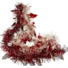 Gifi Guirlande de Noël rouge et blanche 2 m^ Décoration Extérieure De Noël