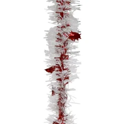 Gifi Guirlande de Noël rouge et blanche 2 m^ Décoration Extérieure De Noël