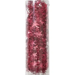 New Gifi Guirlande de Noël étoile scintillante rouge