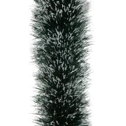 Gifi Guirlande de Noël verte blanche 2,7 m^ Décoration Extérieure De Noël