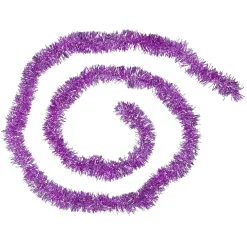 Gifi Guirlande de Noël violette 2 m^ Décoration Extérieure De Noël