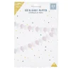 Discount Gifi Guirlande en papier forme ballon rose et blanc