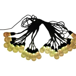 Gifi Guirlande extérieur solaire forme boule 20 LED multicolore 10 m^ Décoration Extérieure De Noël