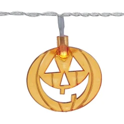 Gifi Guirlande extérieure citrouille 60 LED orange